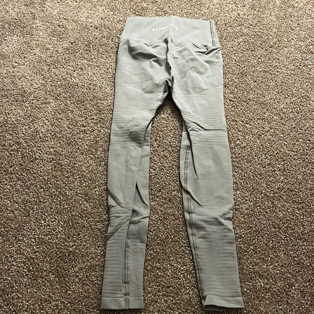 S Alphalete Gray OG Revival Leggings
